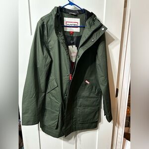 Hunter Downing Hooded Hunter Green Waterproof Jacket